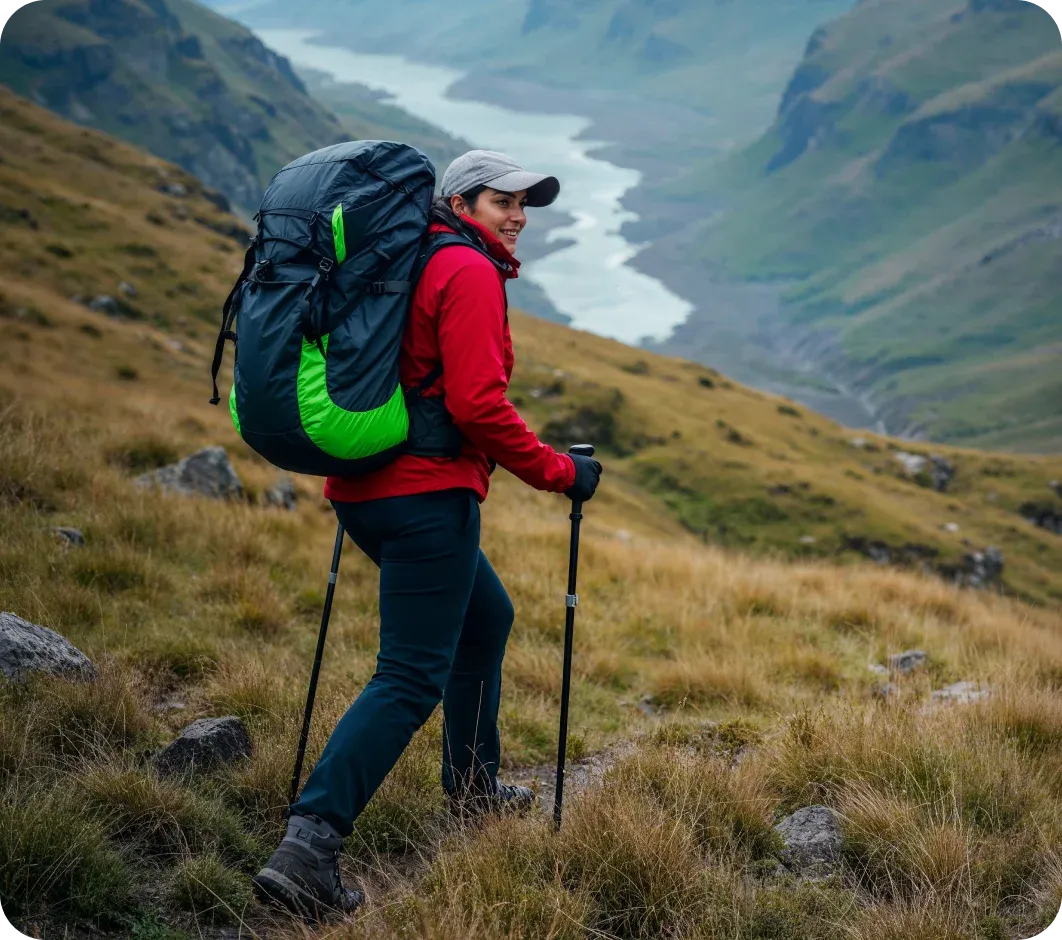 A Travel Coffee group on the trail